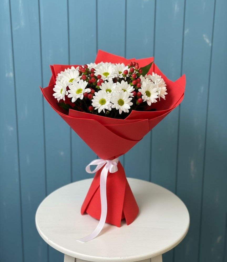 Букет цветов из: Хризантемы в Болхове