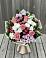 Букет цветов из: Альстромерии, Гвоздики, Розы и Хризантемы в Болхове