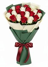 Букет Микс из красных и белых роз #REPLACE_PRED# Болхове