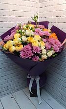 Букет цветов из:  Хризантемы и Розы в Болхове