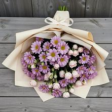 Букет цветов из:  Розы и Хризантемы в Болхове