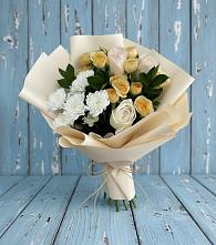 Букет цветов из:  Розы и Хризантемы в Болхове