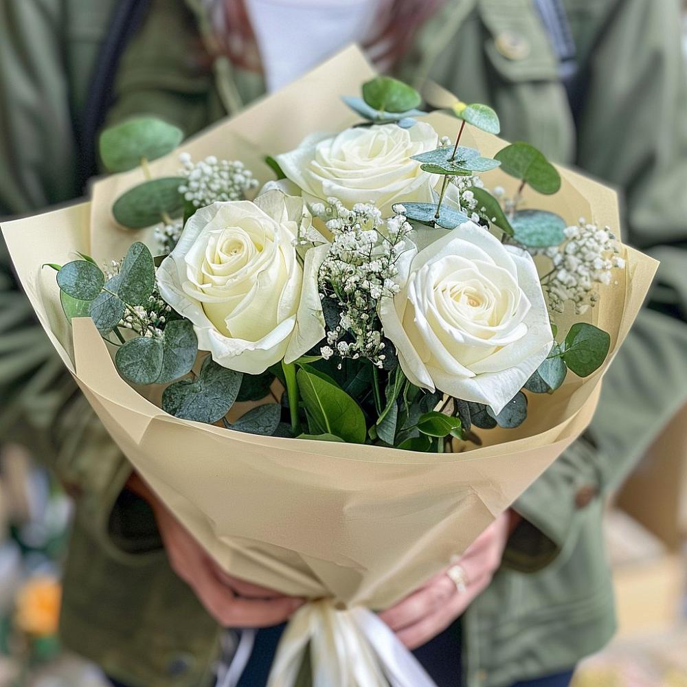 Букет цветов из: Розы в Болхове