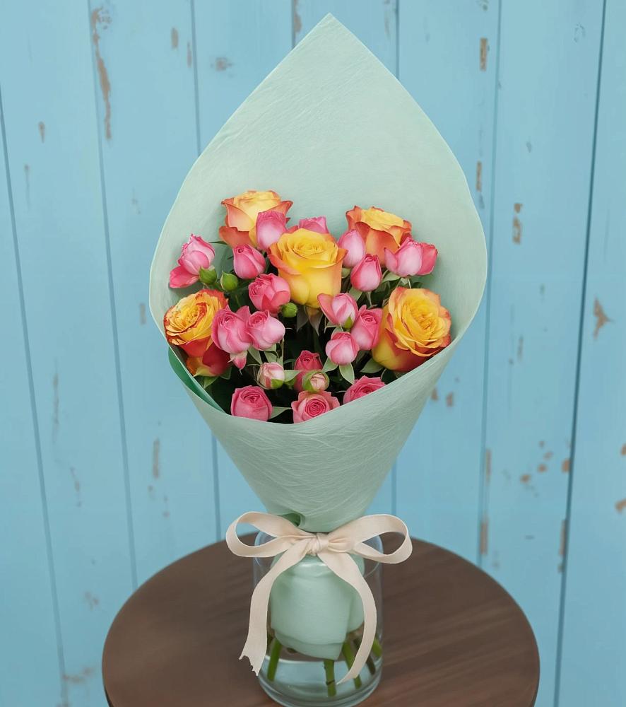 Букет цветов из: Розы в Болхове