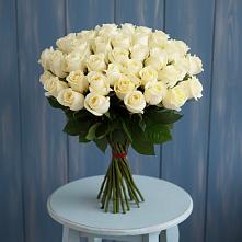 Букет 51 Белая роза Эдлесс Лав #REPLACE_PRED# Болхове