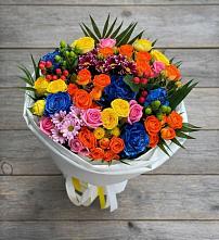 Букет цветов из:  Розы и Хризантемы #REPLACE_PRED# Болхове