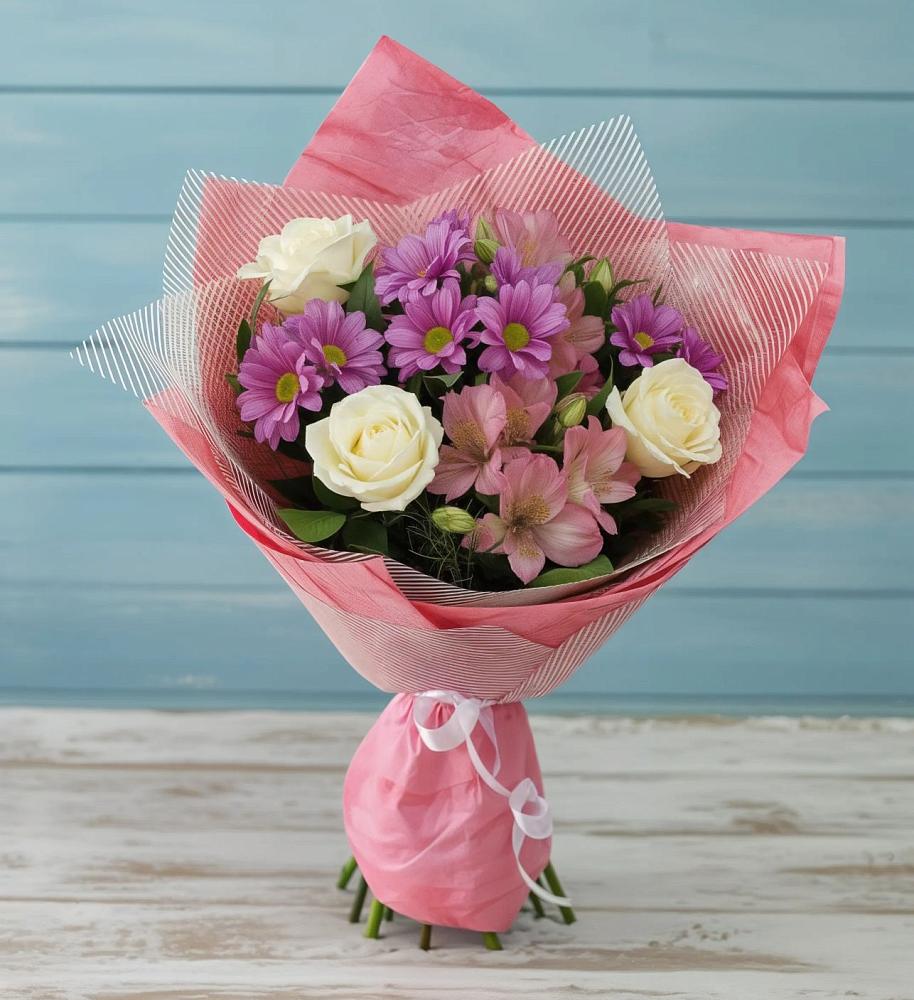 Букет цветов из: Герберы в Болхове