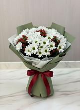 Букет цветов из:  Хризантемы #REPLACE_PRED# Болхове