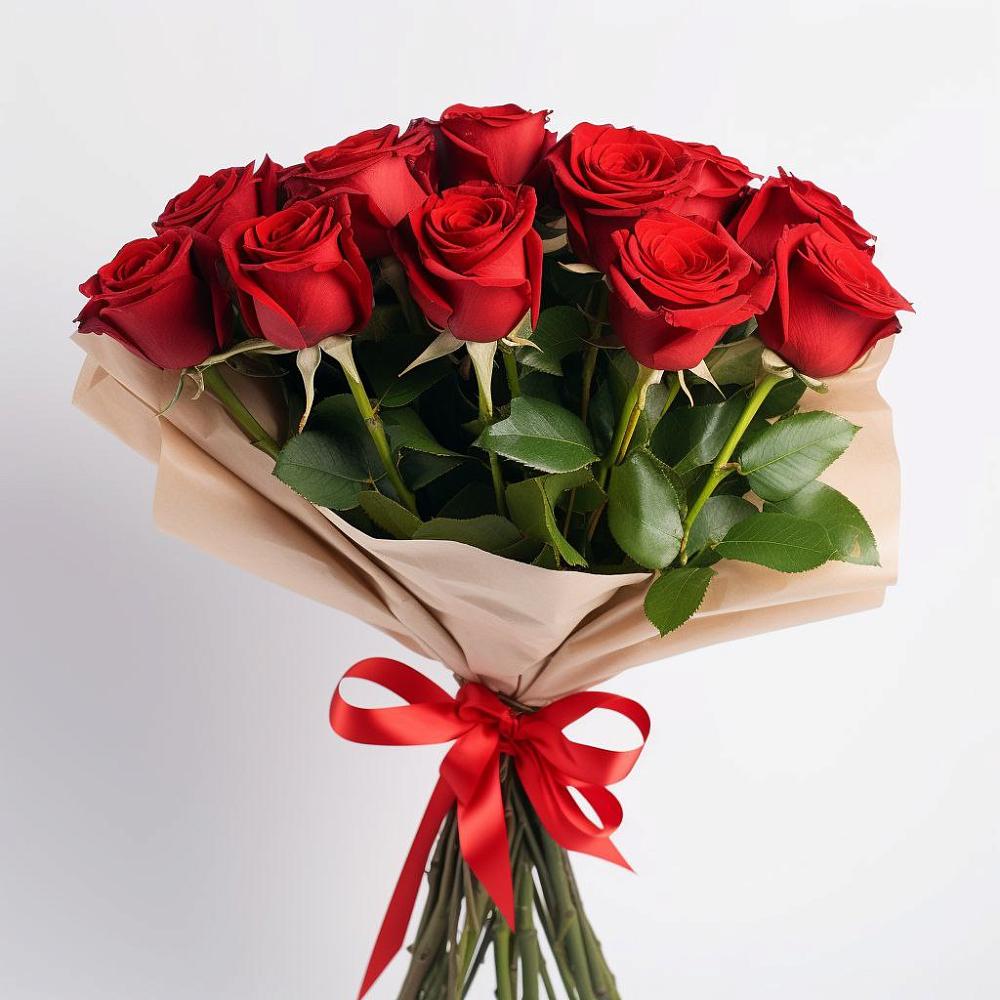 Букет 11 Красных роз Эдлесс Лав в Болхове